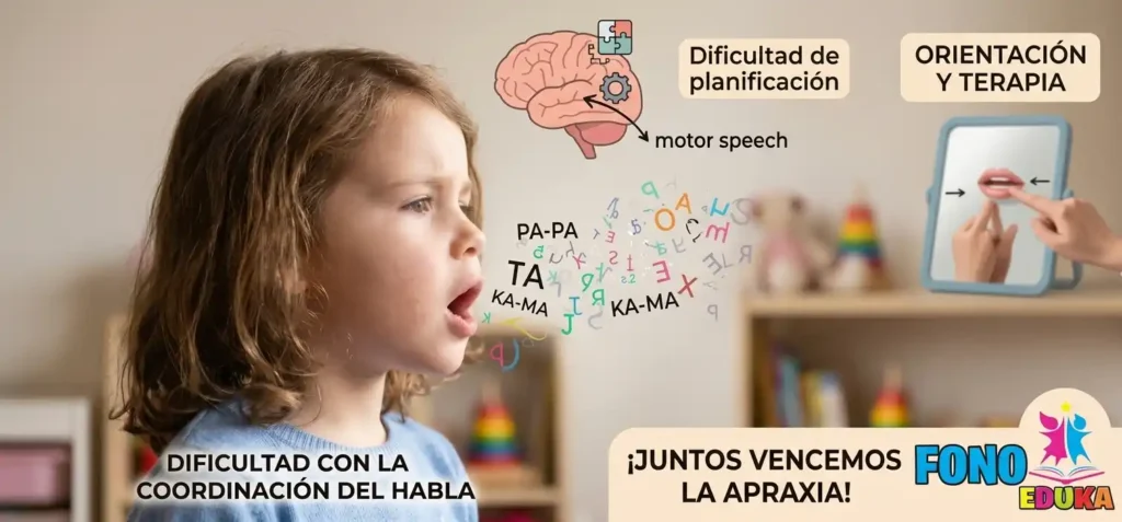 apraxia en niños